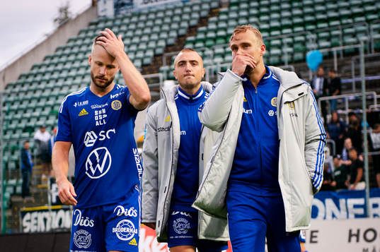 GIF Sundsvalls Robert Lundström, Dennis Olsson och Pontus