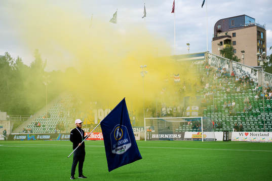 under fotbollsmatchen i Allsvenskan mellan GIF Sundsvall
