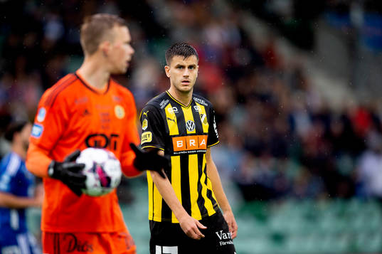 GIF Sundsvalls målvakt Andreas Andersson och Häckens