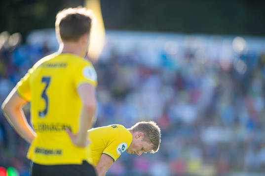 Håkon Butli Hammer of Raufoss looks dejected