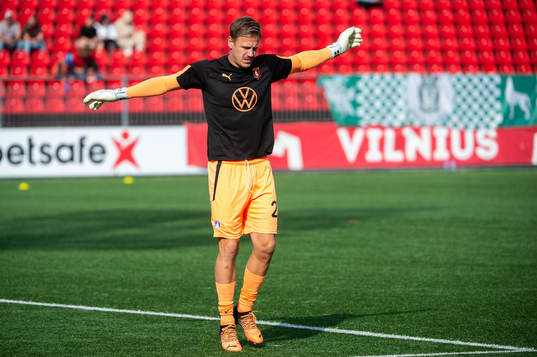 Goalkeeper Johan Dahlin of Malmö FF