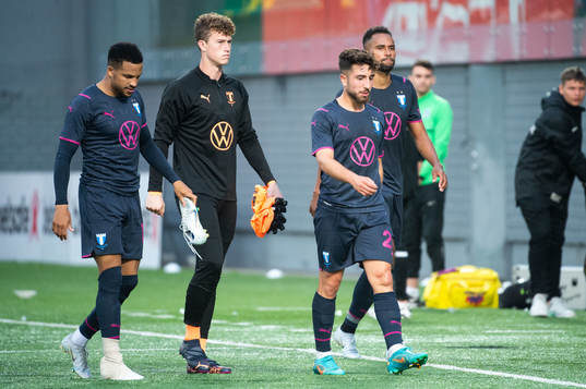 Martin Olsson, Amin Sarr, Moustafa Zeidan and Isaac Kiese