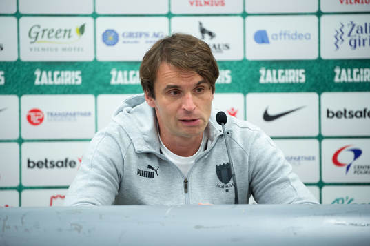 Milos Milojevic, head coach of Malmö FF