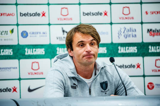 Head coach Milos Milojevic of Malmö FF