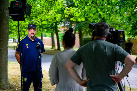 Houman Ebrahimi, doctor of the Swedish women's national