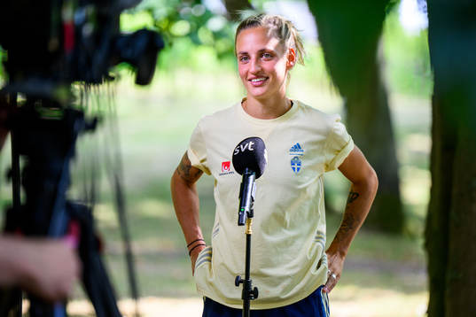 Nathalie Björn of the Swedish women's national football