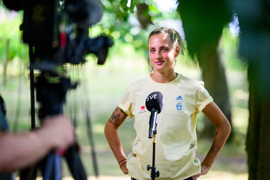 Nathalie Björn of the Swedish women's national football