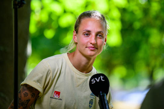 Nathalie Björn of the Swedish women's national football