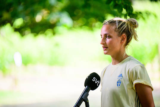 Nathalie Björn of the Swedish women's national football