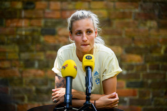 Nathalie Björn of the Swedish women's national football