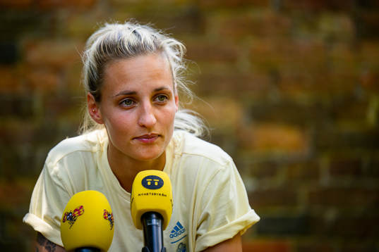 Nathalie Björn of the Swedish women's national football