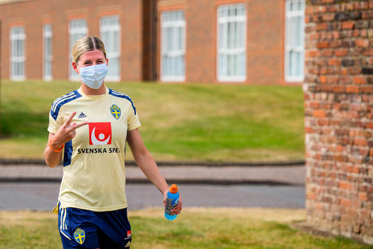 Olivia Schough of the Swedish women's national football