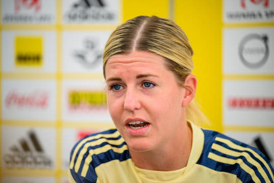 Olivia Schough of the Swedish women's national football