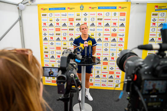 Magdalena Eriksson of the Swedish women's national football