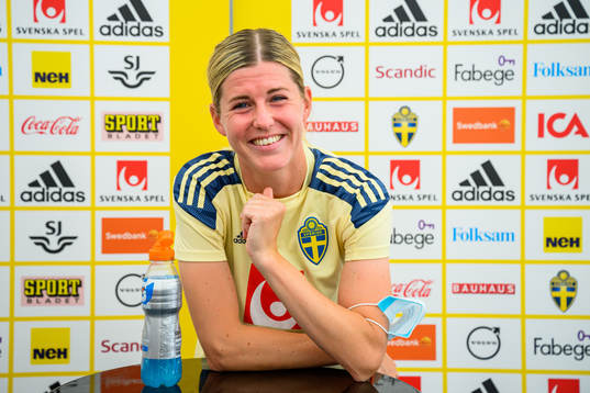 Olivia Schough of the Swedish women's national football