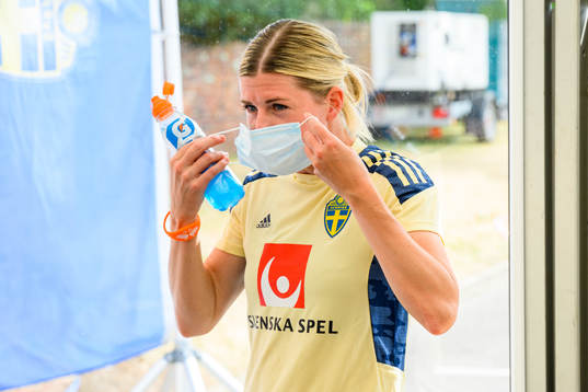 Olivia Schough of the Swedish women's national football