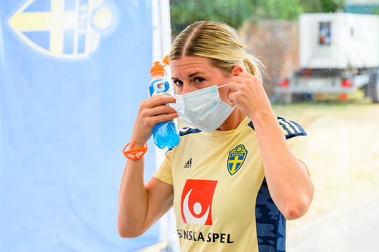 Olivia Schough of the Swedish women's national football
