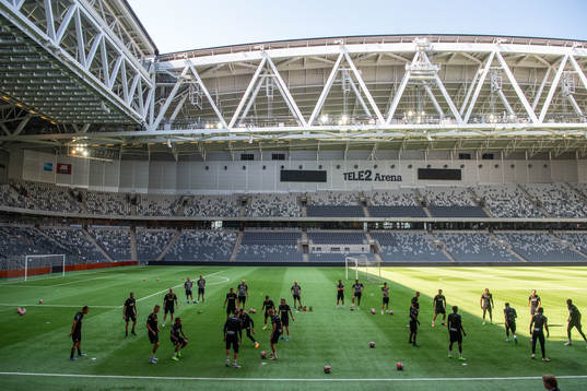During a training session with AIK