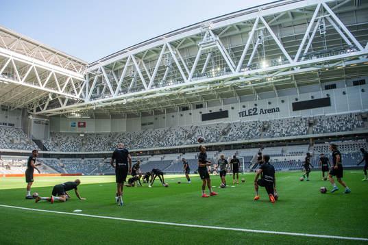 During a training session with AIK