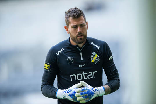 Goalkeeper Kristoffer Nordfeldt of AIK