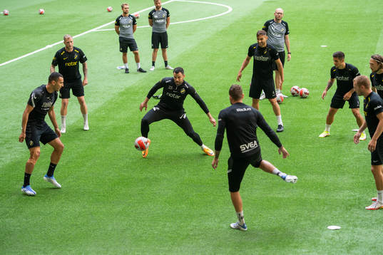 During a training session with AIK