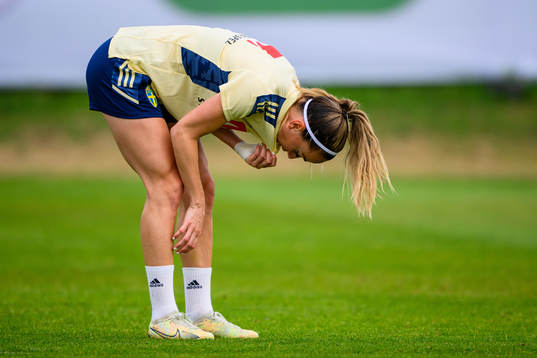Kosovare Asllani of the Swedish women's national football