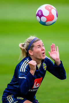 Olivia Schough of the Swedish women's national football