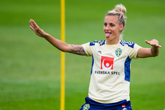 Nathalie Björn of the Swedish women's national football