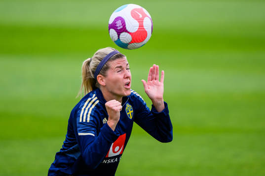 Olivia Schough of the Swedish women's national football