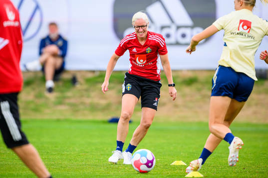 Victoria Sandell, assistant coach of the Swedish women's