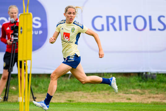 Elin Rubensson of the Swedish women's national football