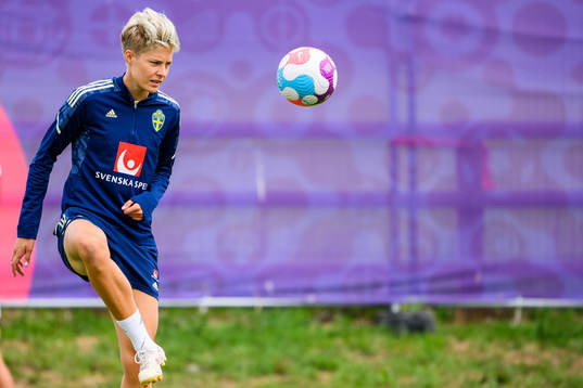 Lina Hurtig of the Swedish women's national football team