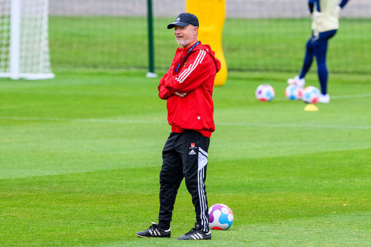 Peter Gerhardsson, head coach of the Swedish women's