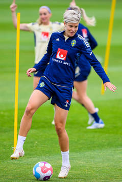Lina Hurtig of the Swedish women's national football team