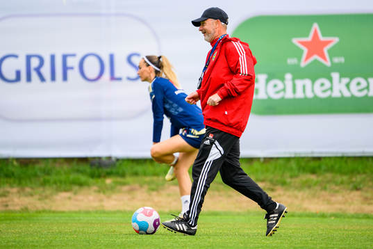 Peter Gerhardsson, head coach of the Swedish women's