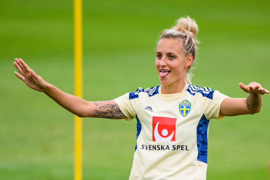 Nathalie Björn of the Swedish women's national football
