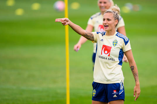 Nathalie Björn of the Swedish women's national football