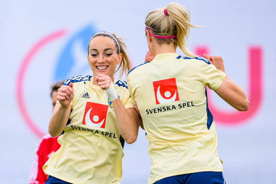 Kosovare Asllani of the Swedish women's national football