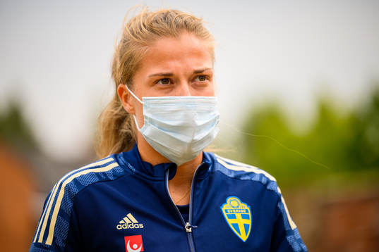 Filippa Angeldahl of the Swedish women's national football