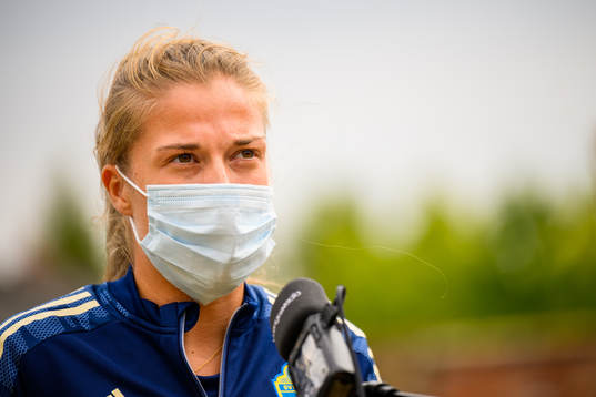 Filippa Angeldahl of the Swedish women's national football