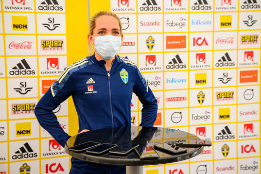 Elin Rubensson of the Swedish women's national football