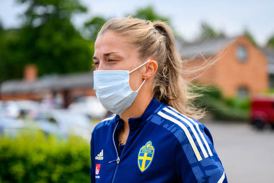 Filippa Angeldahl of the Swedish women's national football