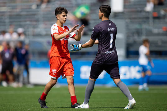under fotbollsmatchen i Gothia Cup mellan Värnamo och Audax