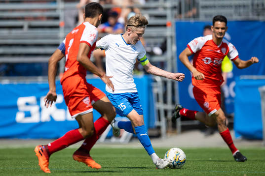 under fotbollsmatchen i Gothia Cup mellan Värnamo och Audax