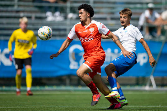 under fotbollsmatchen i Gothia Cup mellan Värnamo och Audax