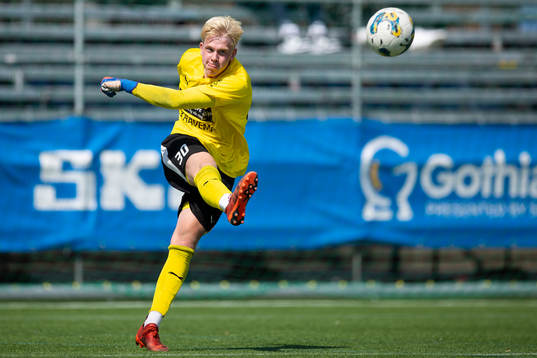 under fotbollsmatchen i Gothia Cup mellan Värnamo och Audax