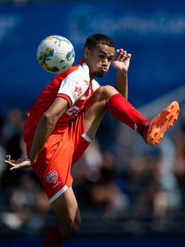 under fotbollsmatchen i Gothia Cup mellan Värnamo och Audax
