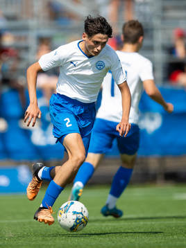 under fotbollsmatchen i Gothia Cup mellan Värnamo och Audax
