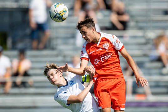 under fotbollsmatchen i Gothia Cup mellan Värnamo och Audax