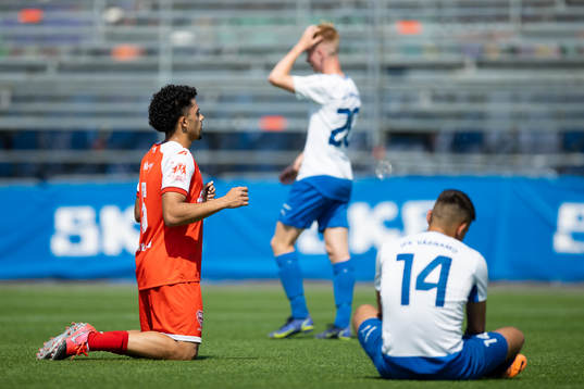 under fotbollsmatchen i Gothia Cup mellan Värnamo och Audax